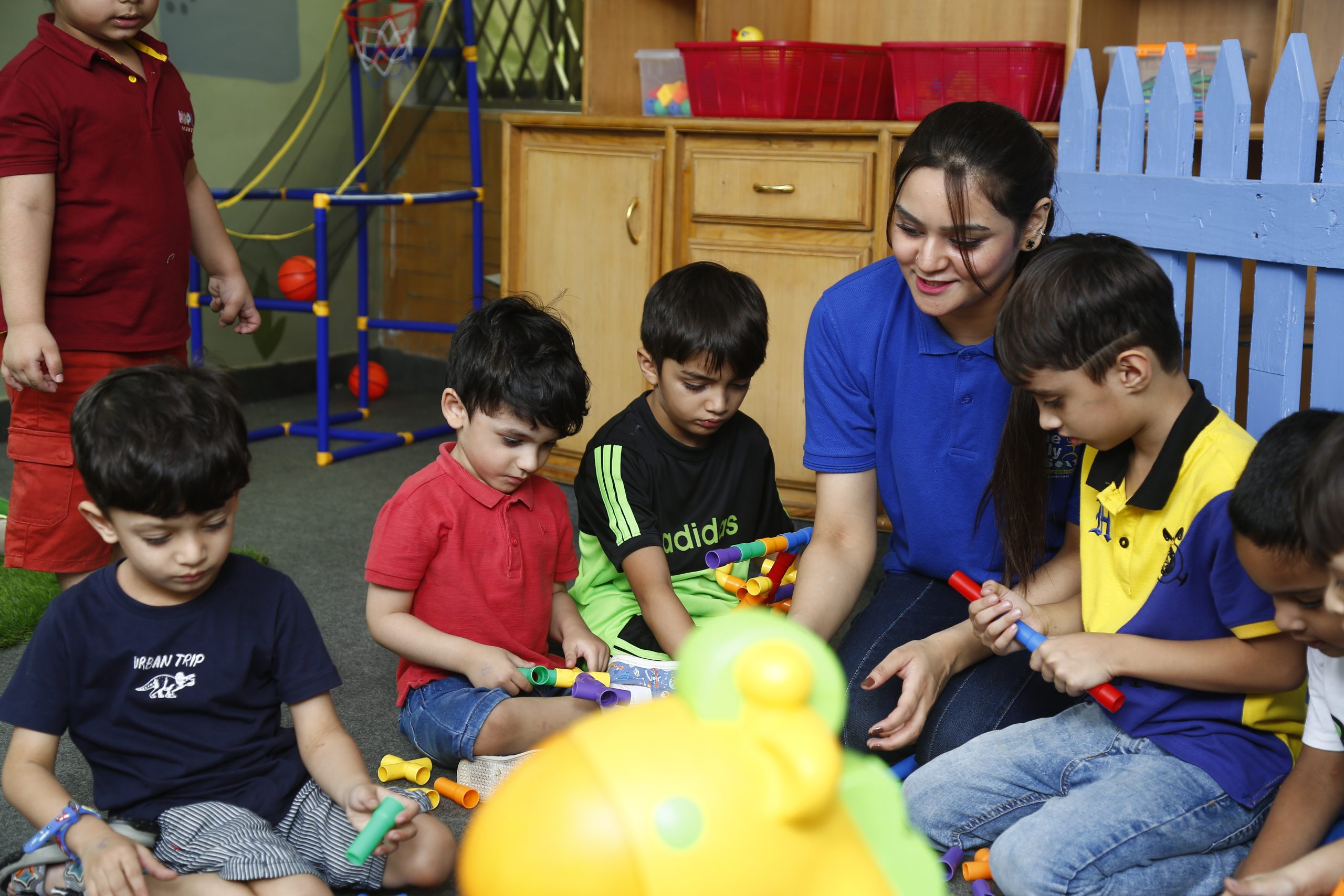 Children learning at TEY Preschool